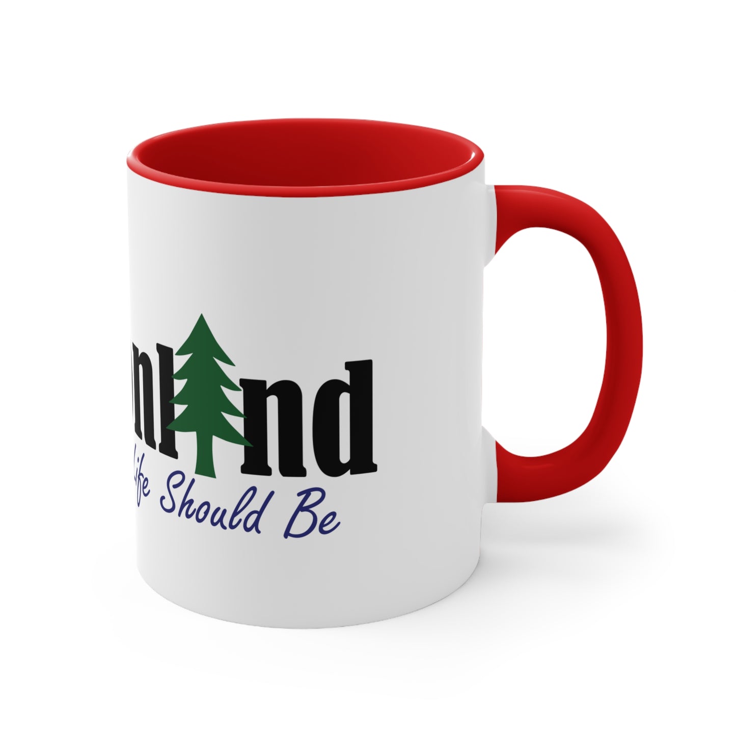 Vacationland Accent Mug, 11oz